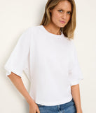 Callista Tokyo Jersey Cape Sleeve Tee