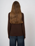 Fine-knit cotton-blend boat-neck sweater