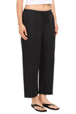Tali Herringbone Linen Ankle Pant