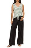The Linen Marine Wide Leg