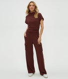 Lara Tahoe Mock Neck w/Snap Back