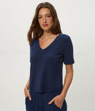 Matty Tahoe Jersey Vneck Top