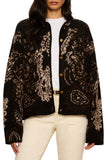 Jacquard Knit Jacket