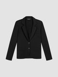 Modal-Cotton French Terry Sweatshirt Blazer