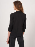 Modal-Cotton French Terry Sweatshirt Blazer
