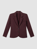 Modal-Cotton French Terry Sweatshirt Blazer