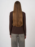 Modal-Cotton French Terry Sweatshirt Blazer