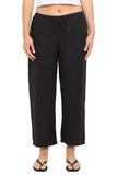 Tali Herringbone Linen Ankle Pant