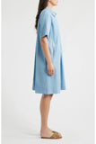 Lightweight Organic Cotton Denim Classic Collar Dress