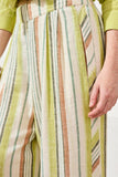 Flowy Stripe Linen Blend Pant