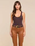 Nica Scoop Neck Bodysuit Tank