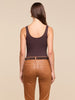 Nica Scoop Neck Bodysuit Tank