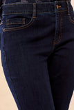 Audrey Boundless Stretch Denim Straight Leg Crop Jeans