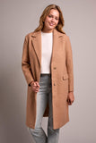 Bond Knit Trench Coat with Removable Hoodie