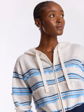 Handbag Stripe Cashmere Hoodie