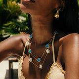 Adeline Clovers Chain Necklace