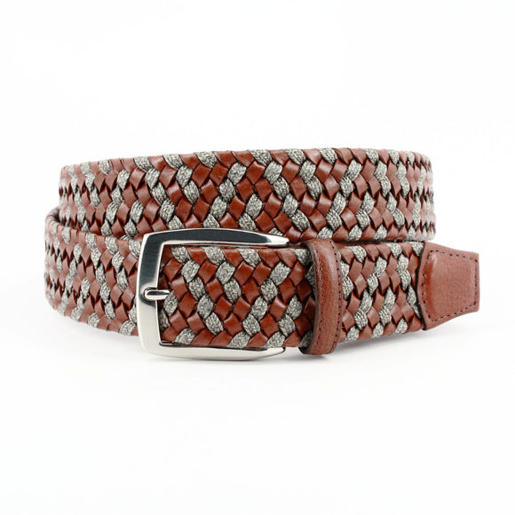 Braided Leather Belt