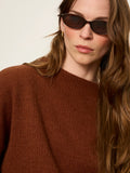 Ribbed Dolman Sweatshirt