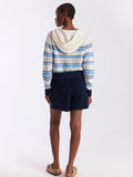 Handbag Stripe Cashmere Hoodie