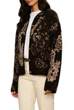 Jacquard Knit Jacket