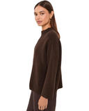 Peruvian Cotton Blend Funnel Neck Sweater