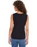 Gai V-Neck Cap Sleeve Tank