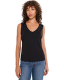 Gai V-Neck Cap Sleeve Tank