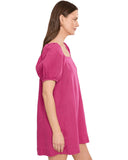 Tabitha Sq Neck Woven Linen Dress