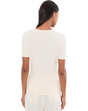 Verity Variegated Stripe Crew Tee