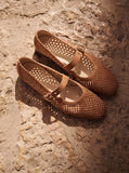 Dana Open Weave Flat