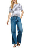Boatneck Ribbed Top