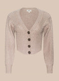 Hail V Neck Cable Cardigan