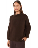 Peruvian Cotton Blend Funnel Neck Sweater