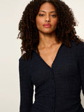 Juno Textured Button Front