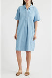 Lightweight Organic Cotton Denim Classic Collar Dress