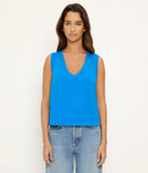 Ira Supima Cotton Slub Raw Hem Tank