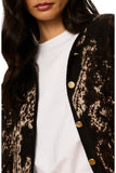 Jacquard Knit Jacket