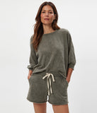 Julia Mineral Wash Terry Sweatshirt