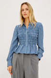 Bradshaw Stripe Pleated Shirt
