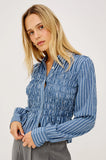 Bradshaw Stripe Pleated Shirt