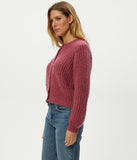 Lumi Solid Crew Cardigan