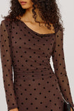 Cambria Drape Neck Dress