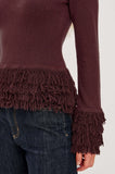 Carmen L/S Fringe Detail Sweater