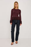 Carmen L/S Fringe Detail Sweater