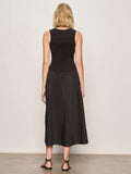 Breakaway Mixed Media Midi Dress