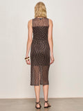 Desire More Mesh Cinch Dress