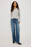 Cotton Cashmere Long Sleeve T-Shirt