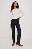 Cotton Cashmere Long Sleeve T-Shirt