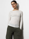 Long Sleeve Boatneck T-Shirt