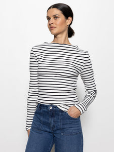 Long Sleeve Boatneck T-Shirt